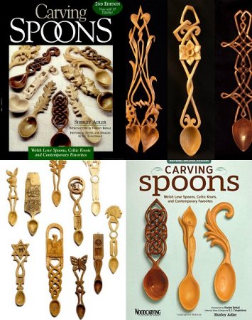 Обложка к Вырезаем ложки из дерева / Carving Spoons